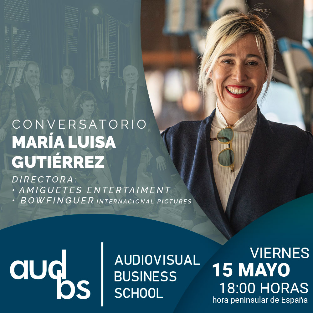 AudiovisualBusS's tweet photo. Nuevo Conversatorio de Audiovisual Business School el próximo viernes, 15 de mayo, a partir de las 18 horas. Os esperamos. https://t.co/pUafM0QfPd