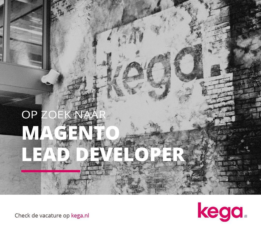 Kegaretail's tweet photo. Vacature | Magento Lead Developer. Ben jij of ken jij iemand die analytisch en communicatief sterk is en wil samenwerken met meerdere specialisten in een van onze hechte Scrum teams? Check dan deze veelzijdige vacature: https://t.co/q3xGtodJyU. #vacature #magento #leaddeveloper https://t.co/S7L3Bumj9F