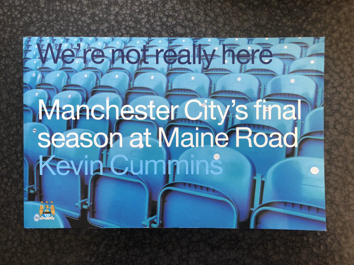 KCMANC's tweet photo. 17 years ago today, #ManCity played the final game at #MaineRd. I documented the whole season for us, the fans, in my book: Weโre not Really Hereโ. A book Iโm incredibly proud of. There are many things I miss about the ritual of going to Maine Road, but I love our new stadium. https://t.co/dAfdHPip2O
