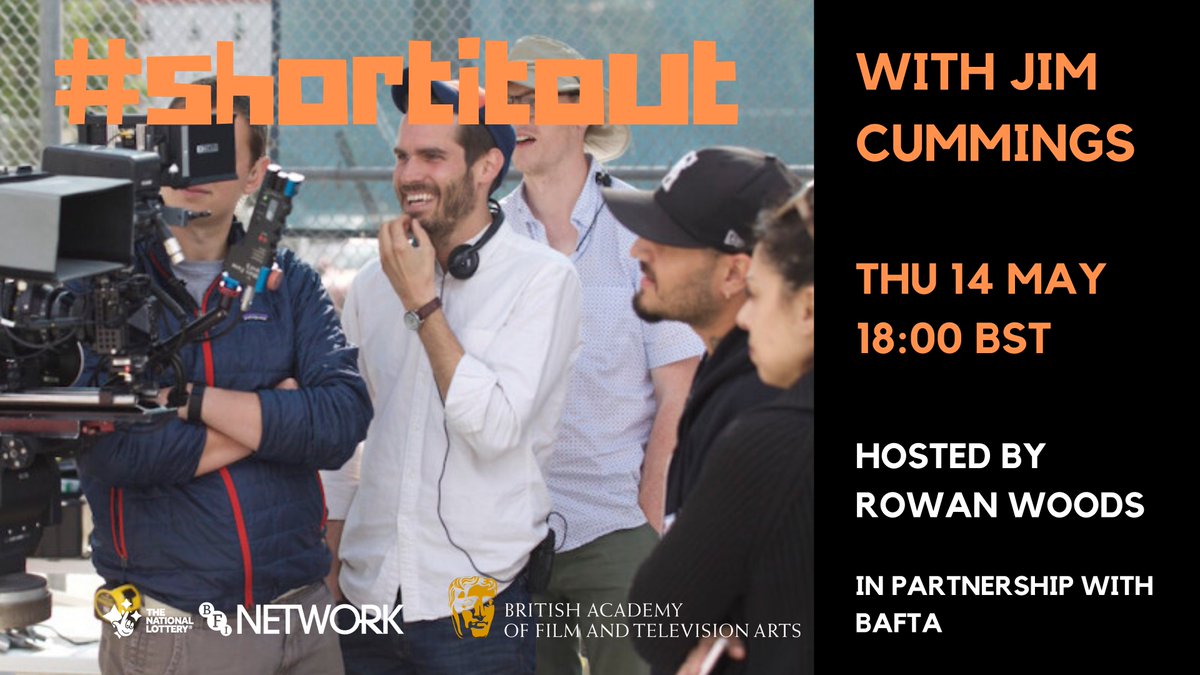 networkfhsw's tweet image. On Thursday we welcome indie Writer, Director &amp;amp; Actor @jimmycthatsme of acclaimed 2016 short 'Thunder Road'. He'll be answering your questions live as part of our #Shortitout Front Room Q&amp;amp;A hosted by @British_Film's @rowanwoods. Sign up here: encounters.film/shortitout-wit…