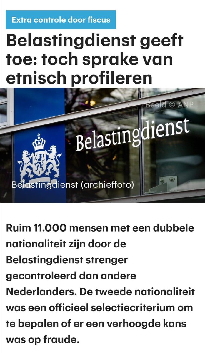 Honderden ouders zijn onterecht als fraudeur bestempeld. De belastingdienst geeft toe. Arme ouders #etnischprofilering #schandalig