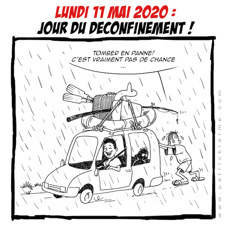 patrick_larme's tweet photo. #coronavirus #CoronaMaison #COVID19 #CoronavirusFrance #dessin #DessinDePresse #humournoir #confinement #BDCovid19 #Deconfinement11Mai #masquespourtous #masquesbarrieres #HumourConFinement #mai https://t.co/UX8NkoJX55