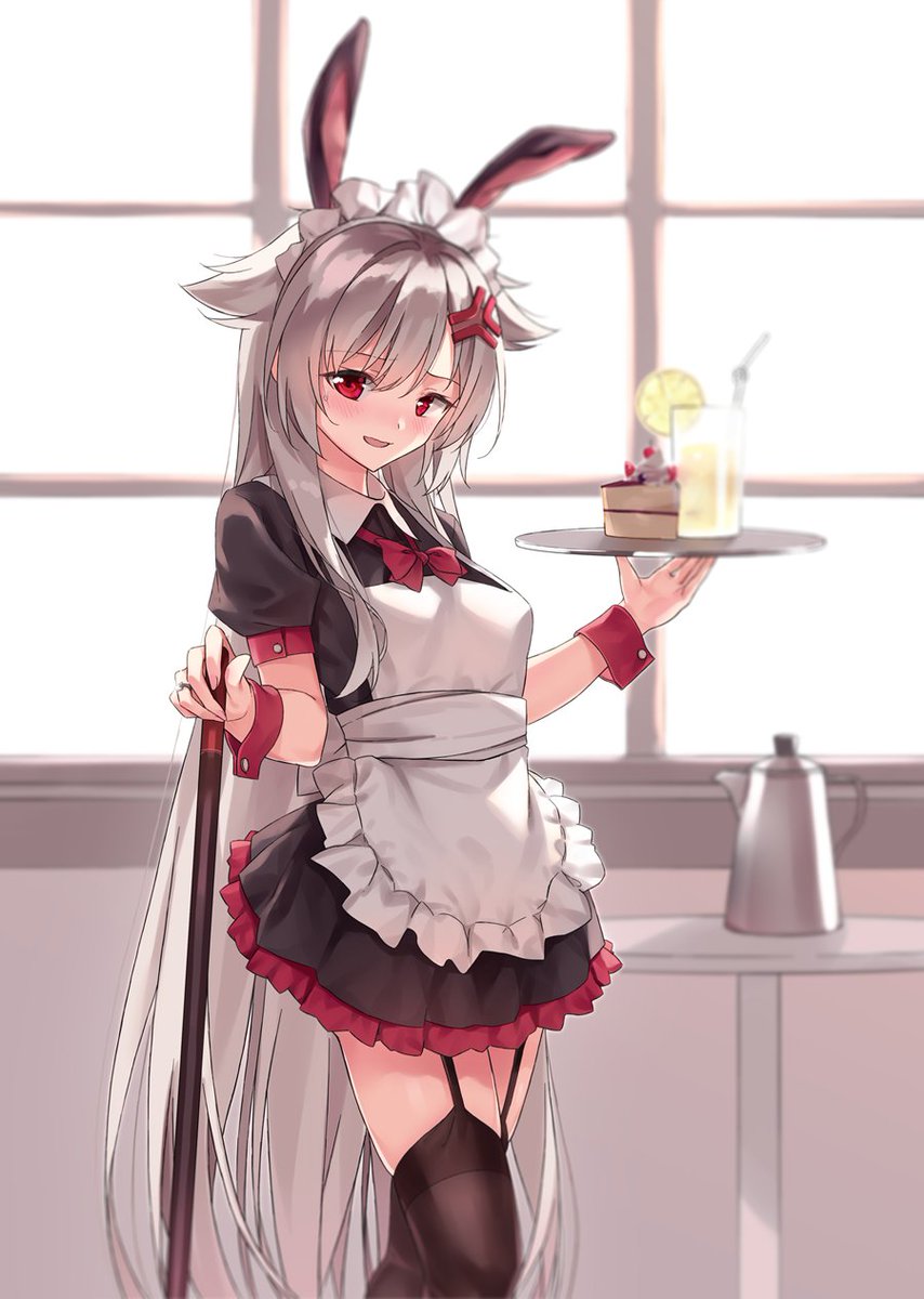 アズレン 白 アズールレーン モントピリア 食用氷のイラスト