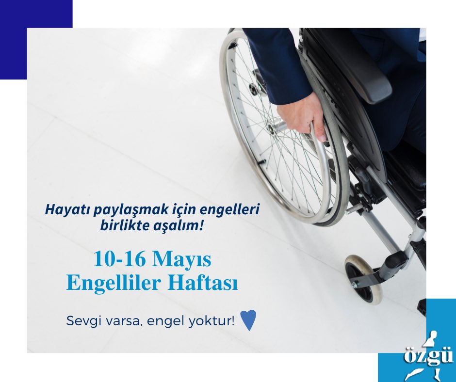 Hayatı paylaşmak için engelleri birlikte aşalım! 💙 ✨

#engellilerhaftası #engelsizyaşam #engellerikaldır #engelolmadestekol #sevgi #personswithdisabilities