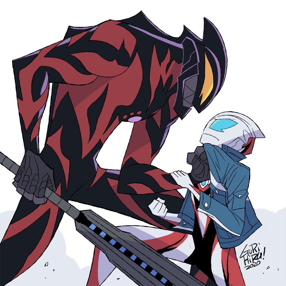 ウルトラマンキッズ風 ウルトラマンジード グリヒルのイラスト ウルトラマンキッズ風 ウルトラマンジード グリヒルのイラスト