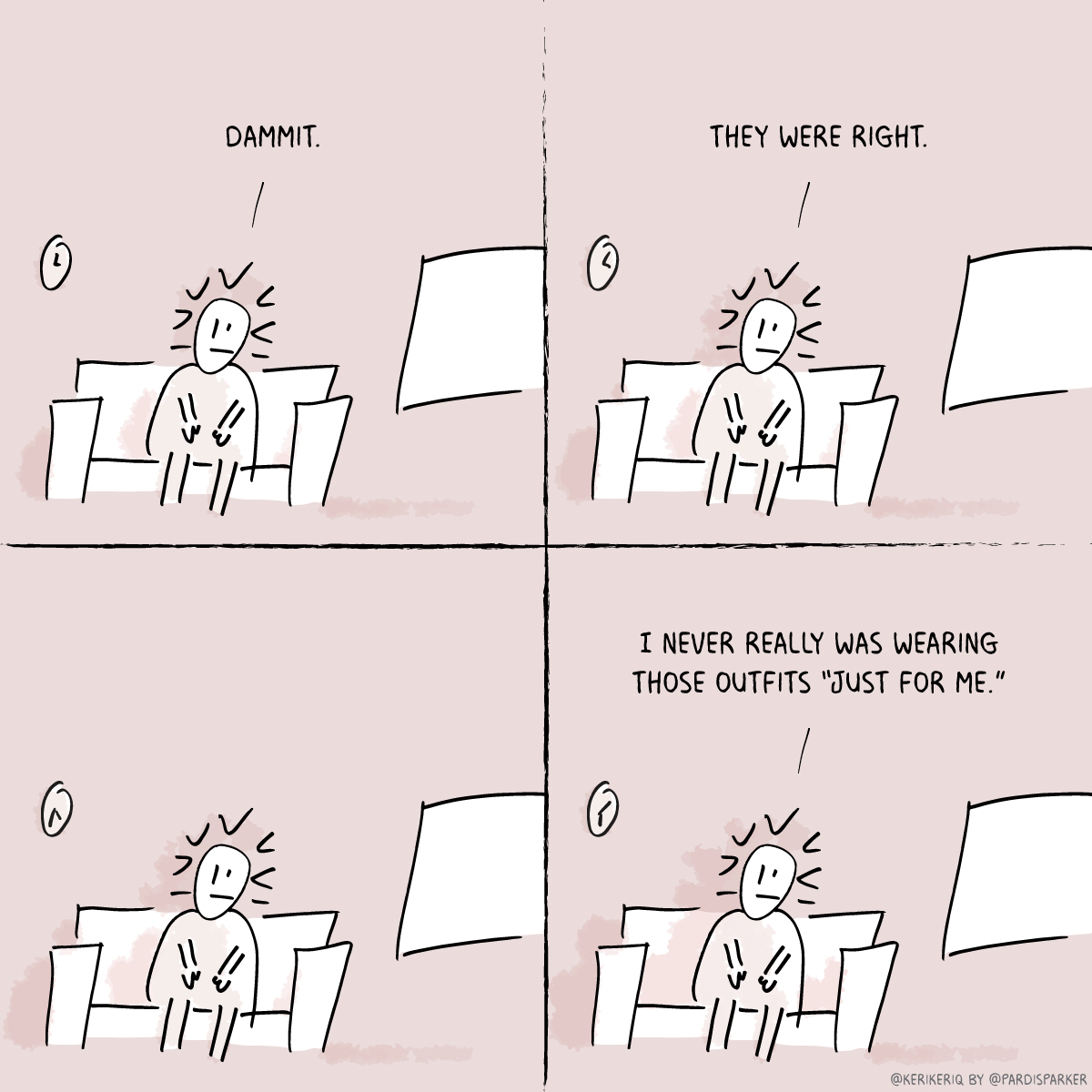 kerikeriq's tweet photo. Keri Keri Q #14

They were right
@kerikeriq by @pardisparker
https://t.co/yZbpTxayez

#kerikeriq #funny #comic #comics #webcomic #webcomics #comix #webtoon #quarantine #covid19 #coronavirus #funnymemes #relatable #dammit #outfits #clothes #forme #right #wrong https://t.co/CubT2psOmJ