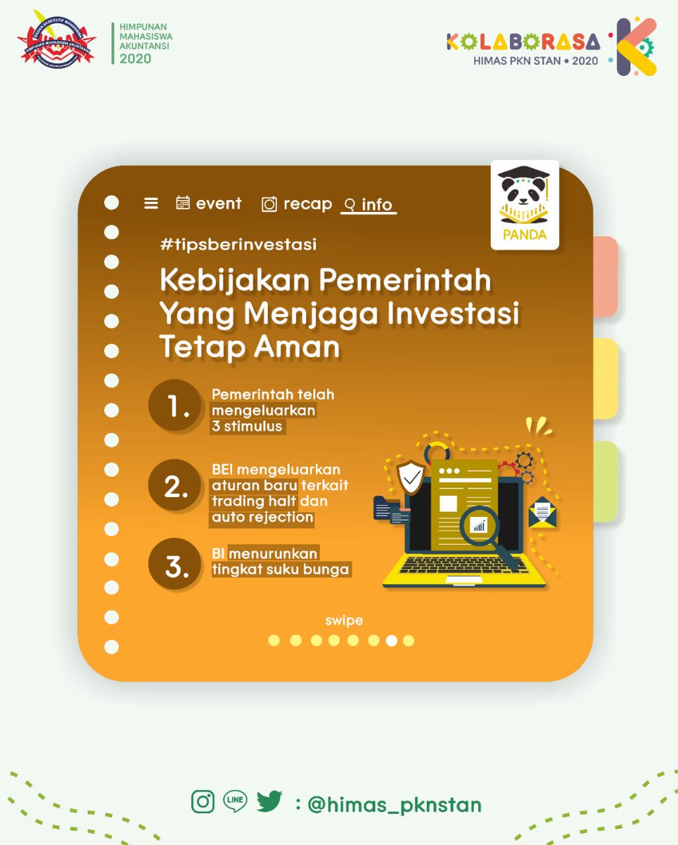 himas_pknstan's tweet photo. Lalu, apakah pengalokasian dana masih aman dilakukan saat wabah corona seperti ini?🤔

Jawabannya masih aman!
Eits, tapi ada tapinya nih. Aman asalkan kamu mampu menelusuri instrumen pengalokasian dana yang tepat dipilih.

Nah, yuk simak untuk mengetahui tips berinvestasinya! 🤗 https://t.co/MfkUTUFbGc