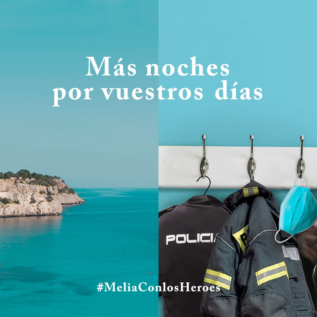 Desde hoy queremos regalarle 10.000 noches de hotel a los profesionales de las fuerzas y cuerpos de seguridad, Unidad Militar de Emergencias (UME) y Bomberos de España. Gracias por tanto. #MeliaConLosHeroes 👉 ow.ly/tP1H50zye3E