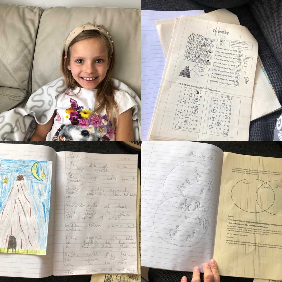 MartaEf6's tweet photo. Lessons done ;) Zosia’s missing school a lot! Can’t wait to be back! @BartholomewMiss @mesne_lea @peers_mr https://t.co/q9b7oSLeZc