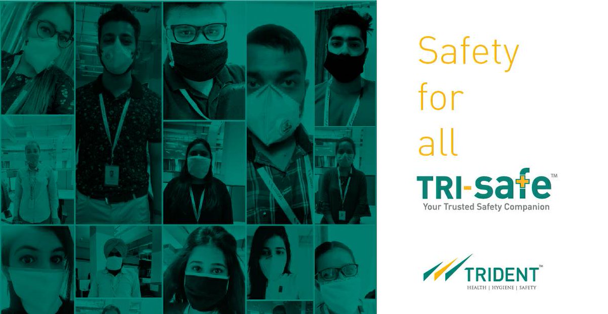 TridentGroupGLB's tweet photo. Within premises and across communities, Tri-Safe is ensuring safety and hygiene for all.
Trusted safety companion of millions.. by #TridentGroup
#TriSafe #antimicrobial #masks #TridentAgainstCovid19 #medicalsuits #PPE https://t.co/xxY3kDny3U