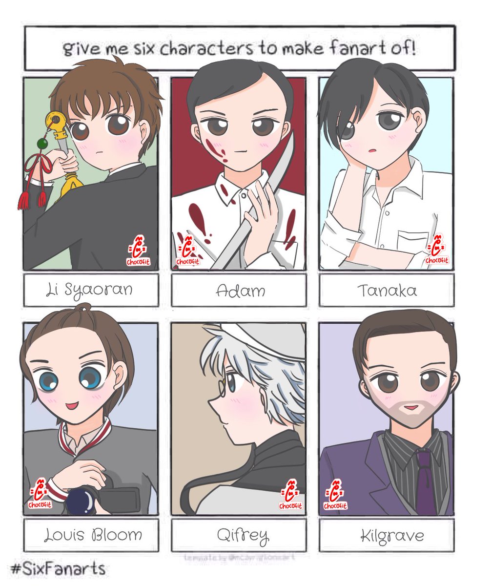 chocofittt's tweet photo. More for #SixFanarts #SixFanartsChallenge this time with the boys.

#lisyaoran #rumahdara #tanaka #louisbloom #qifrey #kilgrave https://t.co/upJob0Cm2H