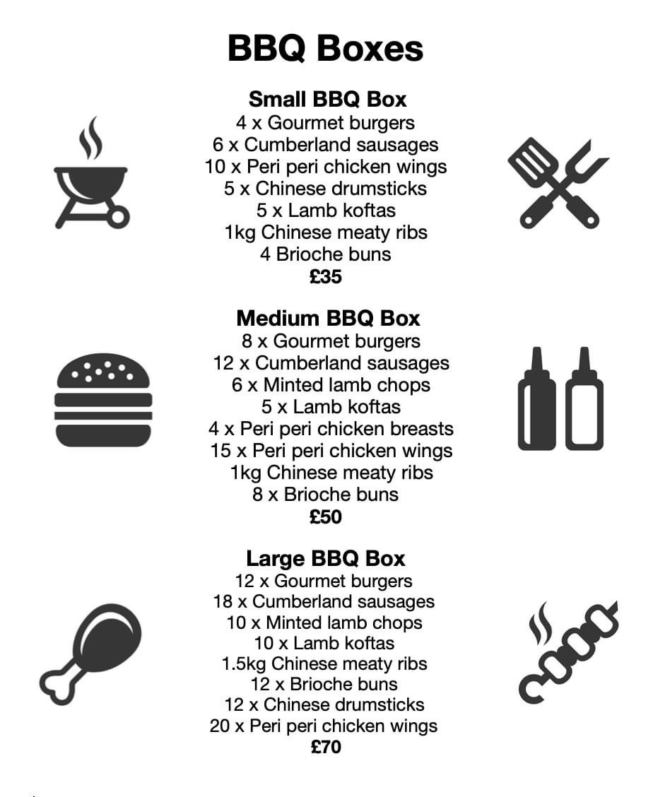 Porterfords's tweet image. With more sun due this week. Order a BBQ Box for delivery in time for the weekend!

Order now at: porterfordbutchers.co.uk/product-catego…