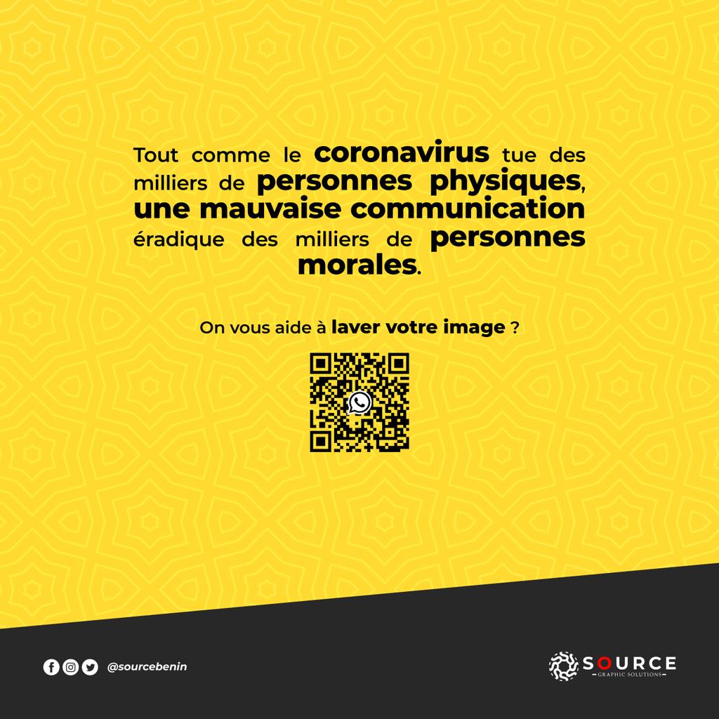 sourcebenin's tweet photo. Contentez-vous de laver vos mains ; pour ce qui concerne votre entreprise, on s'en charge.

#SourceBenin #Agence #Communication #CreationGraphique #print https://t.co/js97zp7A5G