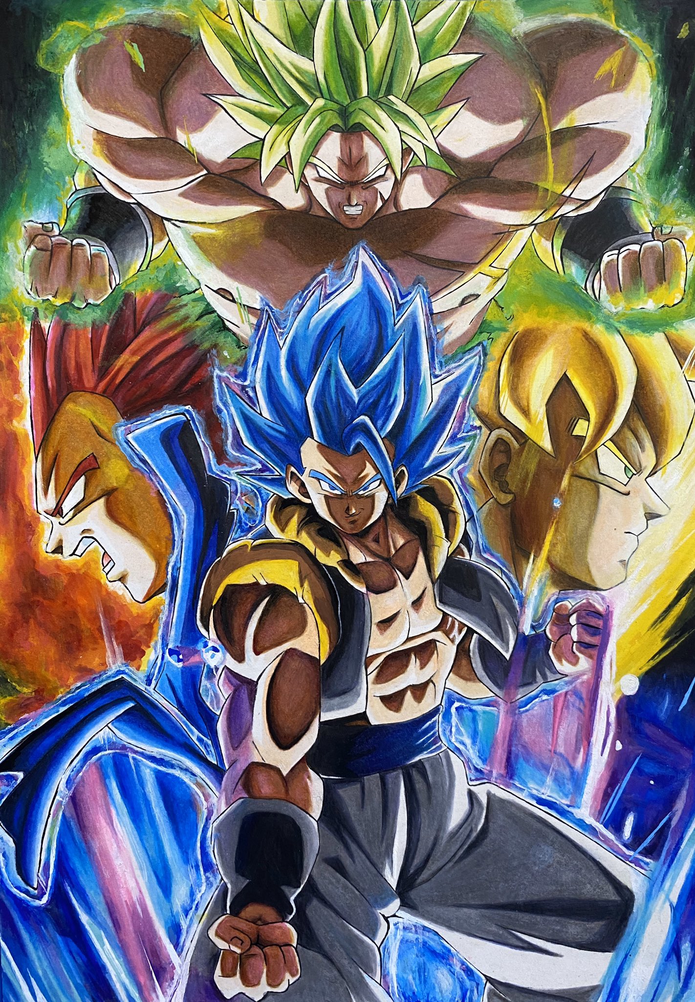 ネヲン ドラゴンボール超 ブロリー 集合絵 ドラゴンボール ゴジータ T Co Fbudpdncz4 Twitter