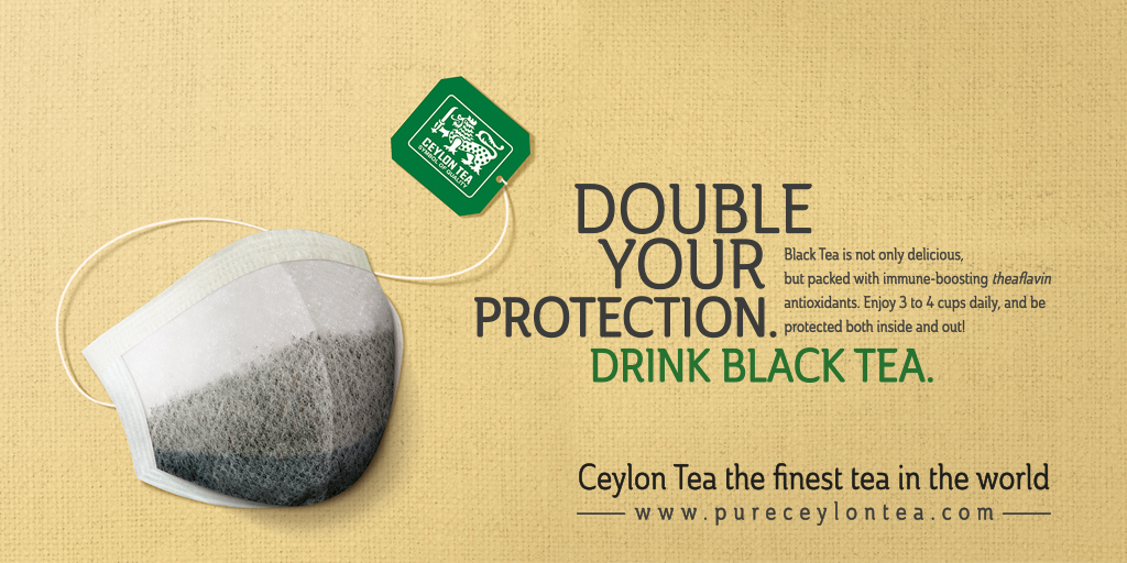 SenokLK's tweet photo. Double your protection. 
#covid19 #COVID #staysafe #staystrong #ceylontea #immunebooster #senoktea #senok #teaforthesenses https://t.co/6P73Cp1Mc3