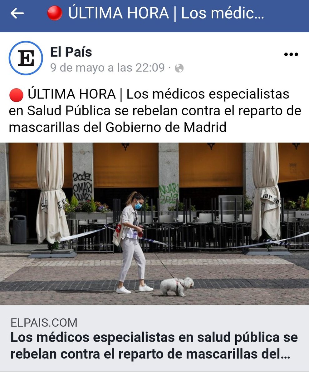 MareasCiudadana's tweet photo. @madrid_ame 👉🏿 Los médicos especialistas en salud pública y preventiva se rebelan contra la presidenta #IDA @IdiazAyuso por  repartir masivamente  mascarillas #FFP2

👉🏿 #MadridDonaFFP2
La enfermería @madrid_ame pide a la población  
que les done sus FPP2 
#ProtegemosMadrid 
@mareablancaESP https://t.co/CF1oc0OYgA