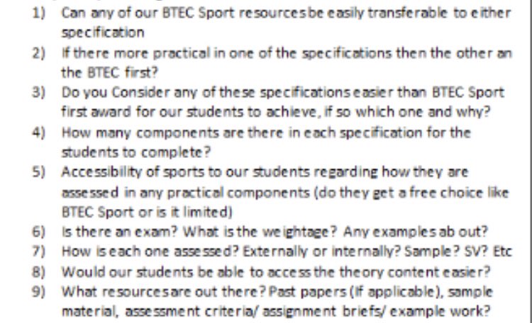 MrMartin_PE's tweet photo. ⚖️         🧠          ⚖️          🧠         ⚖️ 
BTEC SPORT - CNAT - BTEC TECH  
⚖️         🧠          ⚖️          🧠         ⚖️ 

Can anyone give any comparisons of the above courses?

Pros / Cons? 

Advise on the questions below? 

@TeachMeetPE

#BTECsport #CNAT #BTECtech https://t.co/LCkHLfDHpe