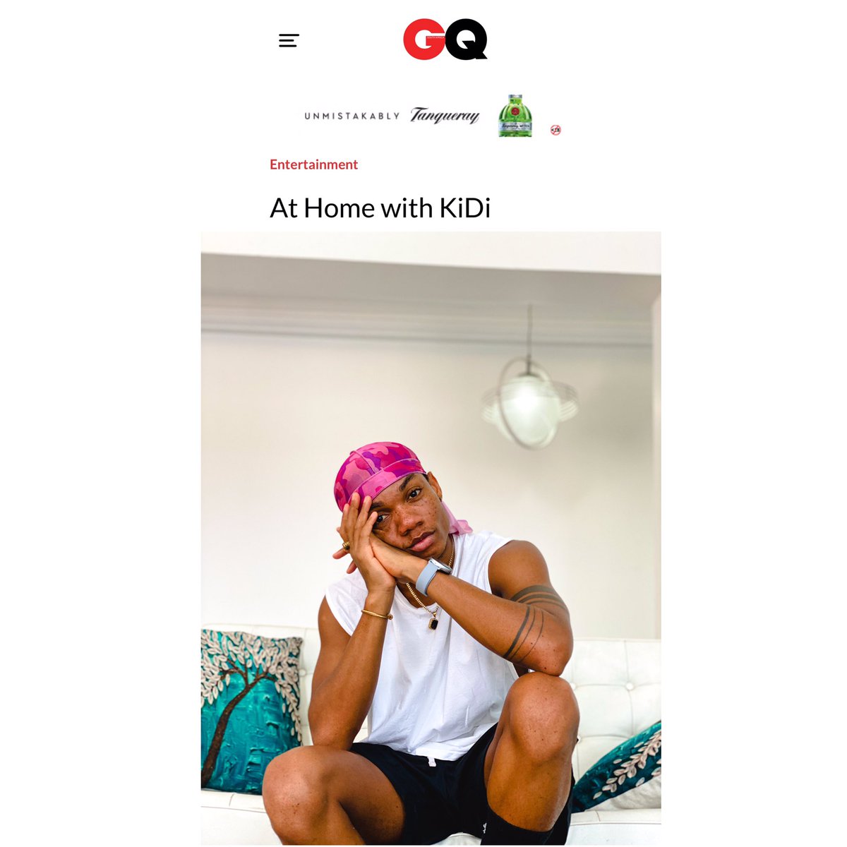 EkowBarnes's tweet photo. At Home with @KiDiMusic for GQ SA @GQdotcoza 
Production: @harmatttanrain

Creative Direction: @stingg_ 

Photography: @rvbertizen 
#BlueEp #FashionAtHome #StayHomeSafe #GQ #Condenast https://t.co/lsi8GACIyK