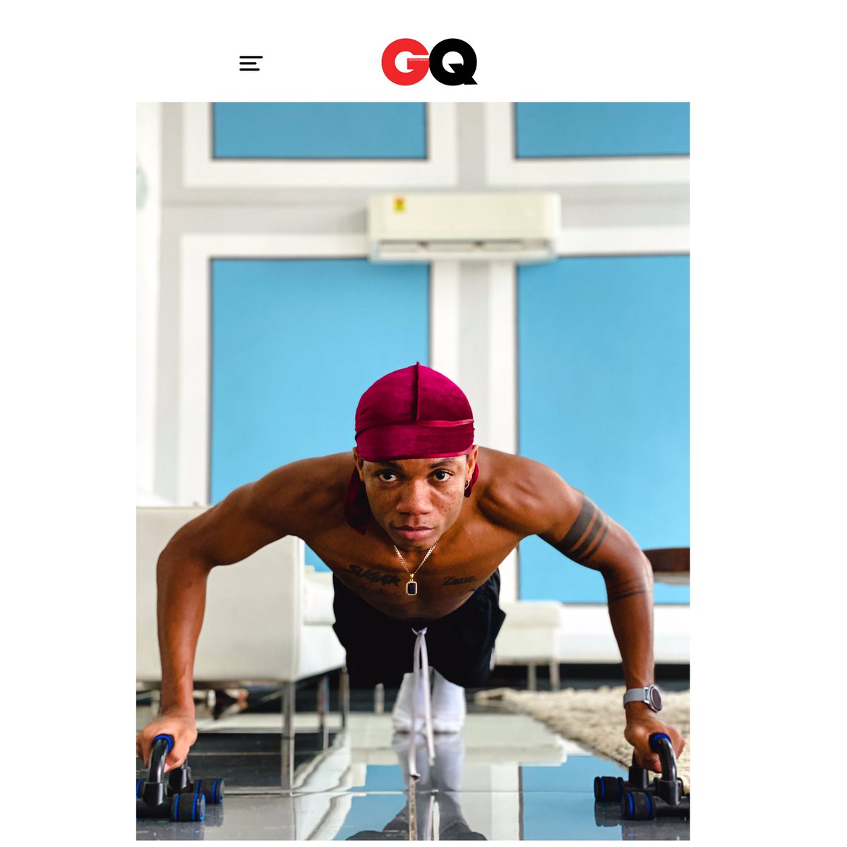 EkowBarnes's tweet photo. At Home with @KiDiMusic for GQ SA @GQdotcoza 
Production: @harmatttanrain

Creative Direction: @stingg_ 

Photography: @rvbertizen 
#BlueEp #FashionAtHome #StayHomeSafe #GQ #Condenast https://t.co/lsi8GACIyK