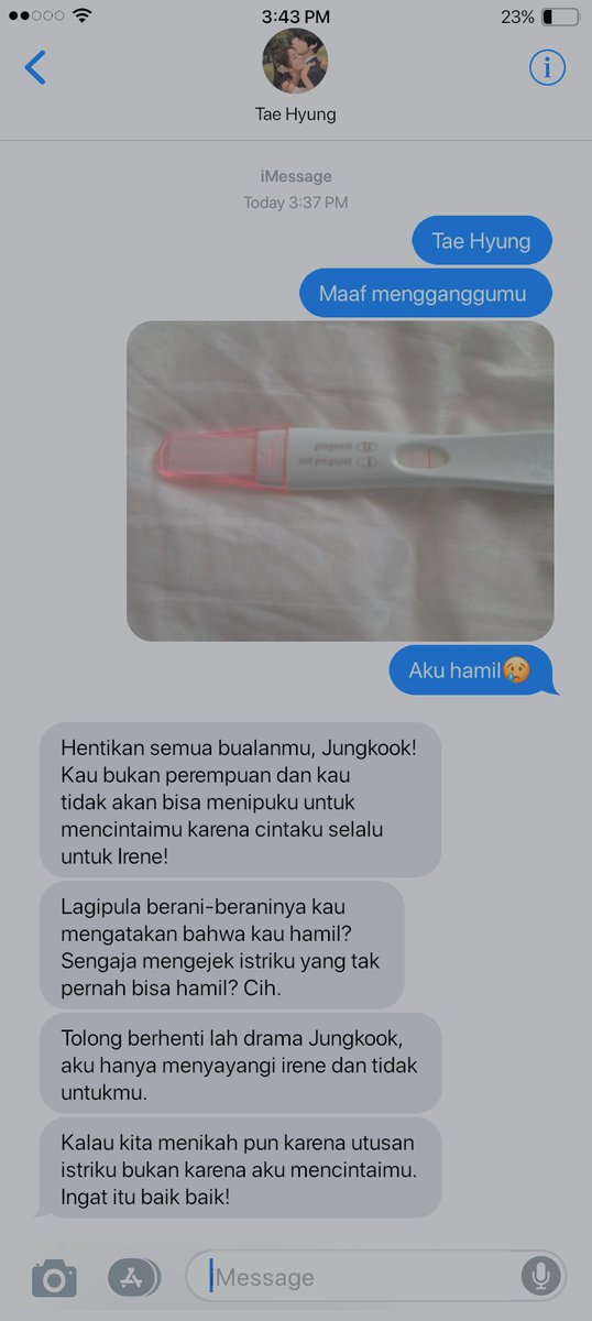 yyourabel's tweet photo. Taekook AU! 🔞

Complicated

Usia pernikahan Taehyung dan Jungkook memang sudah berjalan selama 3 tahun semenjak Taehyung kehilangan istrinya. Hingga Jungkook mendapat kabar bahwa ia hamil. Namun, apakah Taehyung dapat mempercayainya? https://t.co/c5xT6P3QVp