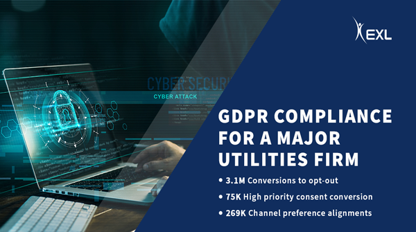 exl_service's tweet photo. EXL simplified the regulatory environment so that the consumers and businesses can fully benefit from the digital economy by implementing GDPR compliance for a major energy provider. https://t.co/nUZOEj0fHE #exluk #exlanalytics #exlutilities #gdpr #EXLLookDeeper https://t.co/J16v6PYXY1