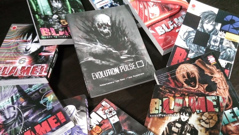 StoriediRuolo's tweet photo. BLAME! Il manga del celebre Tsutomu Nihei che ha ispirato Evolution Pulse. Avete ambientato qualche vostra giocata nel mondo di un #manga? https://t.co/hHDiAgKBOo