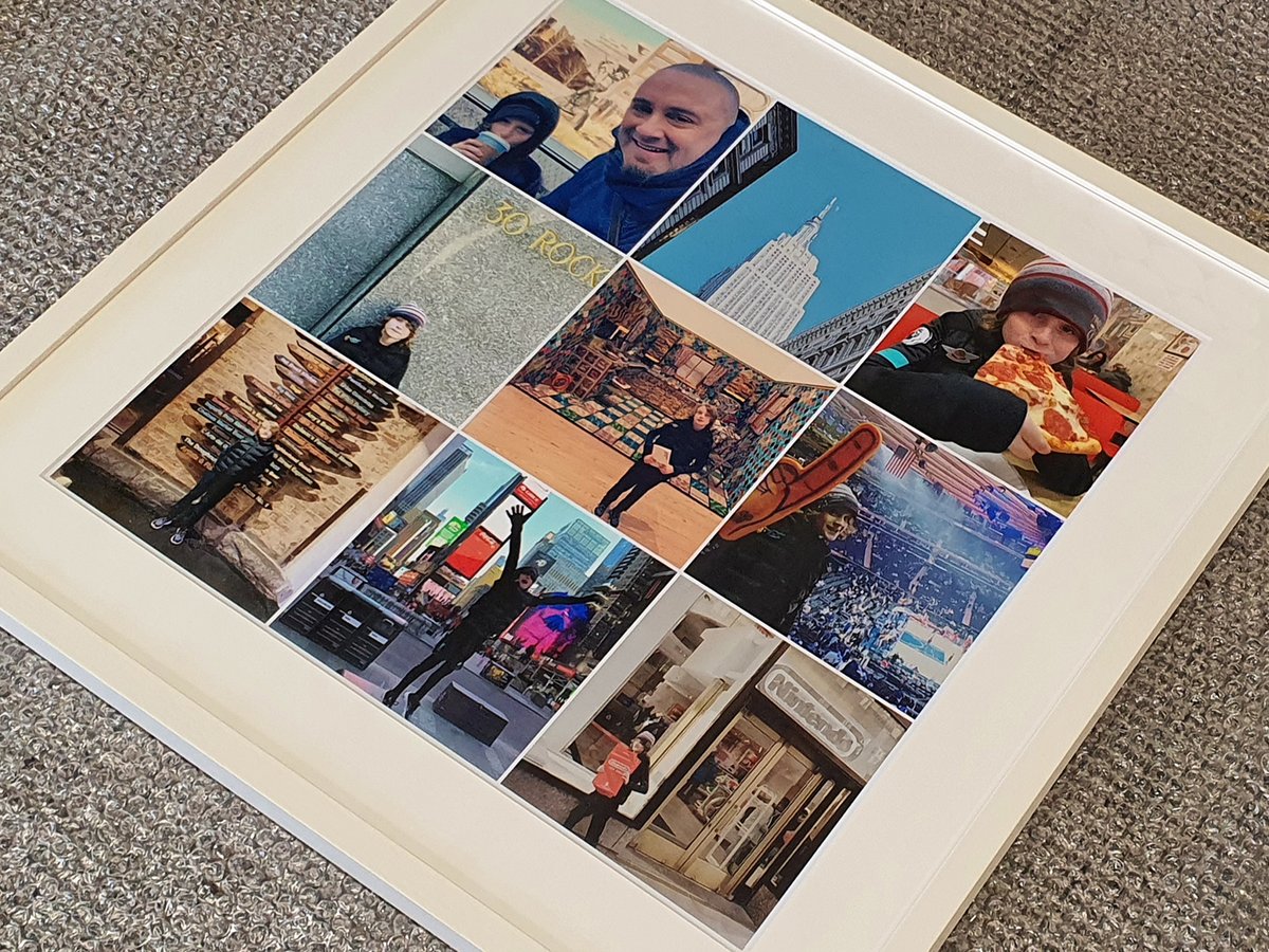 We shipped this brilliant 3x3 instagram framed print recently of what looks like an awesome trip to #NYC. #whenwetravelagain remember to live the moment but print the memory.  We are OPEN &amp; shipping throughout and beyond the #locdown. #CANVASWORKS #Irelandlockdown  #initogether