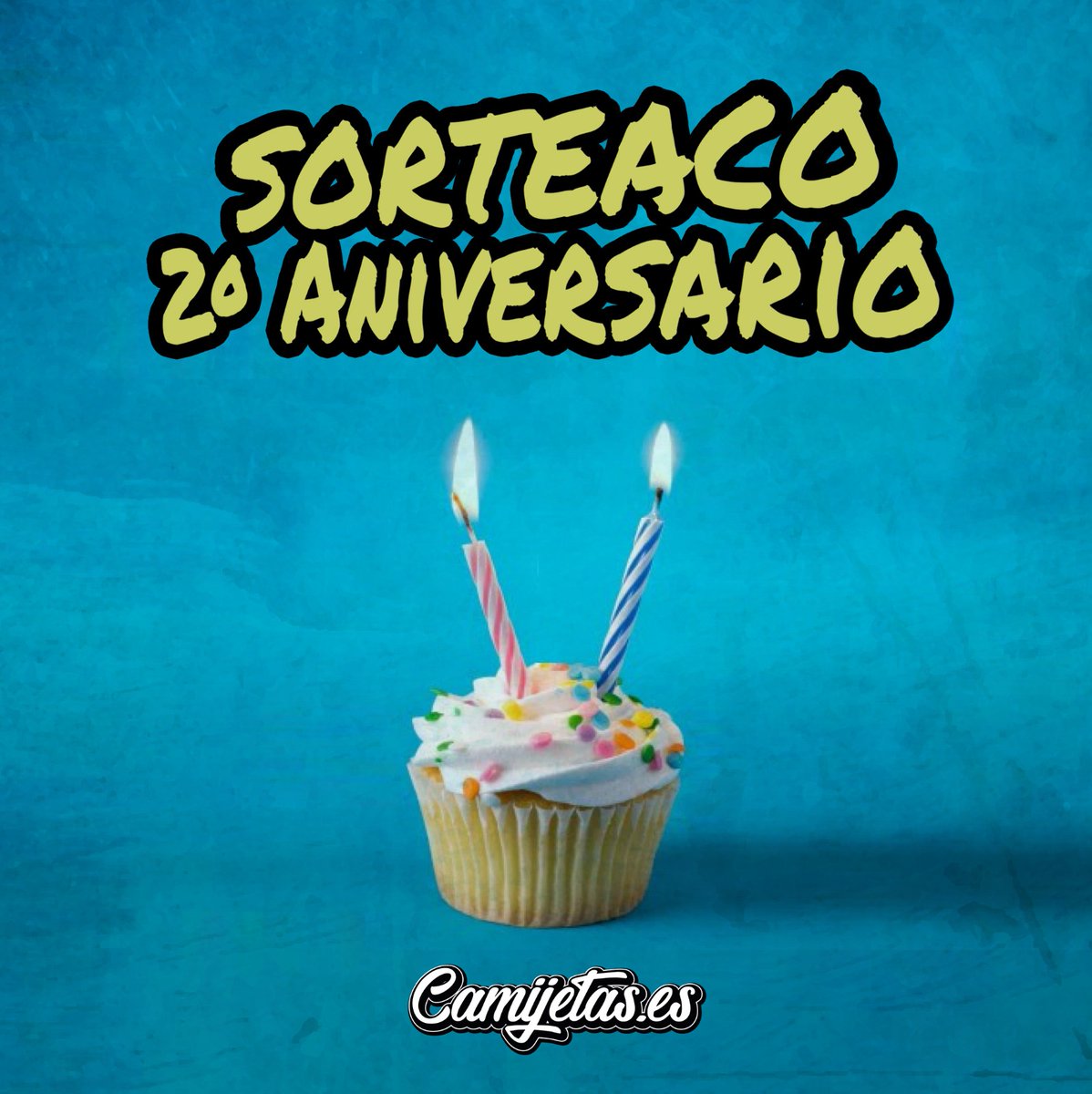 🎉SORTEACO de 4 CamiJetas🎉
Celebramos nuestro 2°Aniversario esta semana, y que mejor manera de empezar a hacerlo que REGALANDO CamiJetas.
☝️Sigue a CamiJetas
✌️Haz RT a este Tuit

El día 18 daremos 2 ganadores en Twitter y 2 en Instagram.

Mucha suerte a todxs! ❤️