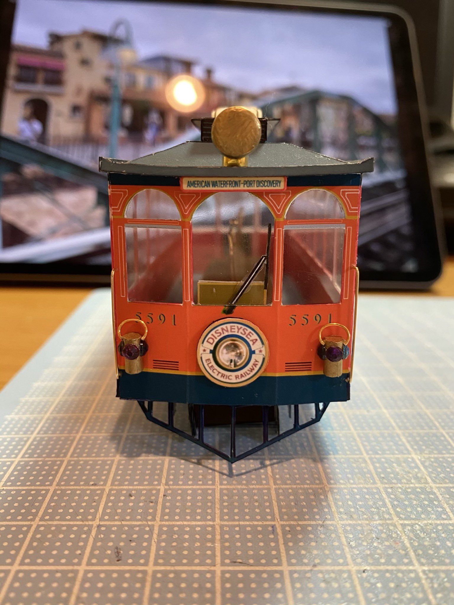 ディズニーシーエレクトリックレールウェイ　ダイキャスト　モデル ディズニーシーエレクトリックレールウェイ ダイキャスト モデル