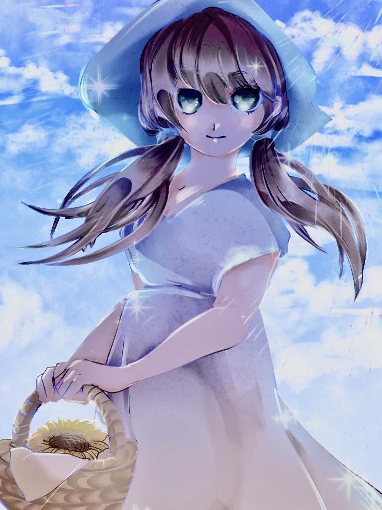 つば広帽