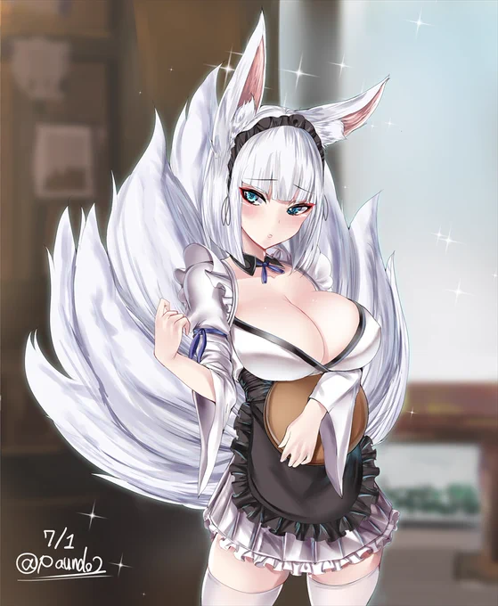 今メイドさん描いてましたが
こんな日があったとは知らず
過去作品しか紹介できないよぉ…。
#アズールレーン
#メイドの日 