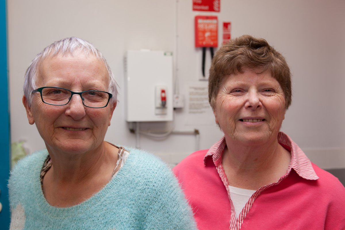 MancLibraries's tweet image. Barbara &amp;amp; Sandra run the popular coffee morning at #GortonLibrary. They&apos;ve kept themselves busy in touch with family, friends, each other, knitting, reading and exercise! They can&apos;t wait to see everyone again and wish everyone well and to stay safe. #LoveOurVols @MCCGortonAHey