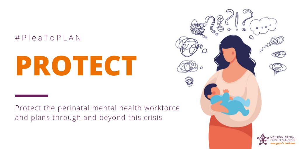 MMHAlliance's tweet photo. #MaternalMHMatters week may be over, but we MUST continue to raise awareness, educate the public and health care professionals, and act NOW to make maternal mental health #EveryonesBusiness during this pandemic and beyond it.
Please share our #PleaToPLAN: https://t.co/E2tx8vrjmz https://t.co/zshNBYT3Zl