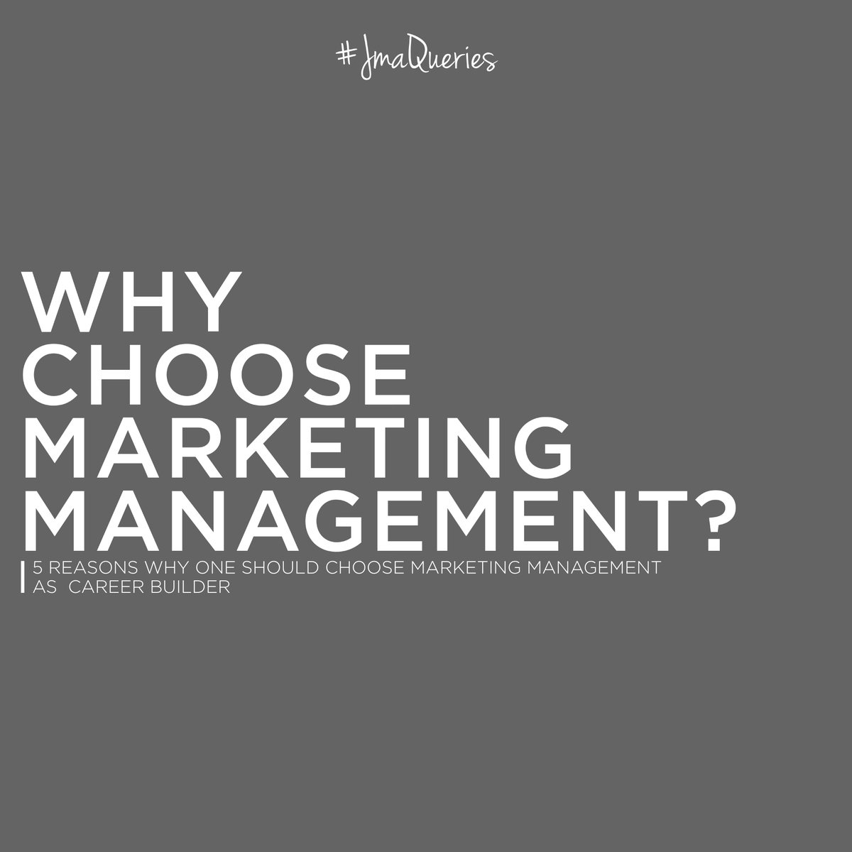cpujma_org's tweet photo. Here are 5 reasons why someone like you should choose marketing management as career builder! https://t.co/tcMZQ7NC55