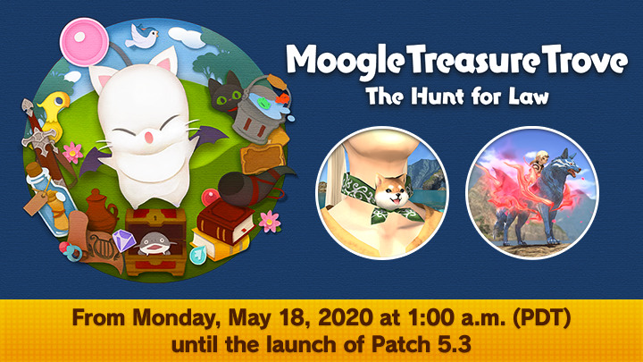 Playful byld Bare overfyldt FINAL FANTASY XIV on Twitter: "The #FFXIV Moogle Treasure Trove returns  with the Hunt for Law! 📚 From Monday, May 18 until the launch of Patch  5.3, collect irregular tomestones of law