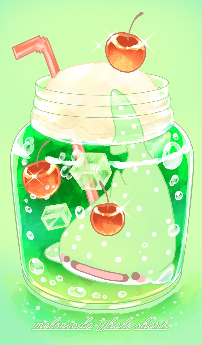 メロンソーダじんべえざめ