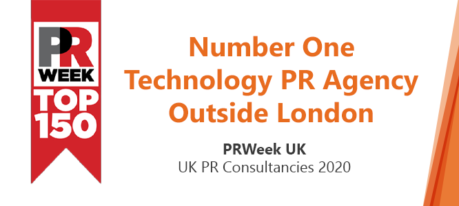 WhiteoaksPR's tweet photo. After the recent release of the #PRWTop150, we’re excited to be the number one #tech agency outside of London and a top 10 tech agency overall! https://t.co/sUrOILDdOH
