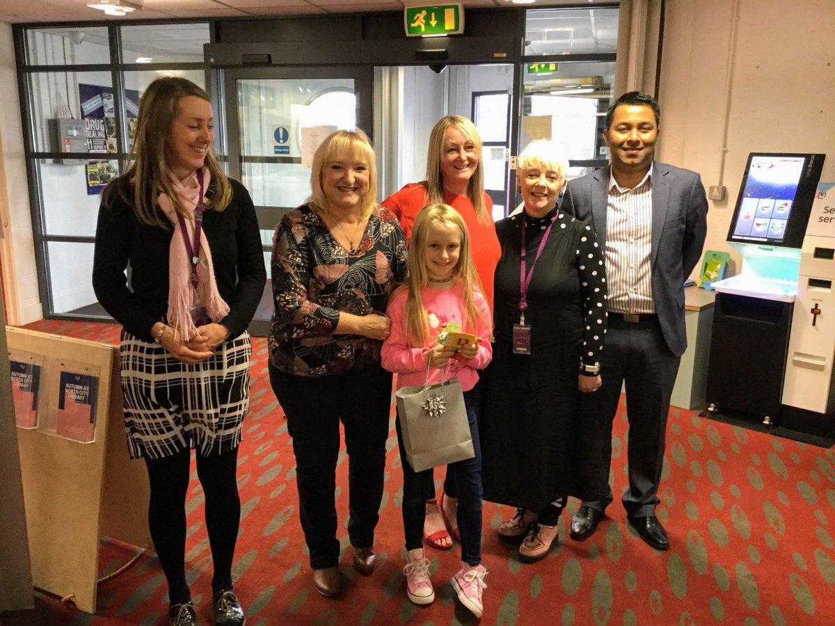 MancLibraries's tweet photo. Such a great vibe at #NewtonHeathLibrary - here's a reminder of last year's brilliant Community Health Info Day with our partners &amp; volunteers gathered to see Cllr Rahman award the Summer Reading Challenge winner her Grand Prize of a £100 LEGO voucher @MCCMPandNH  @GMPNewtonHeath https://t.co/4r8BApPE2Y