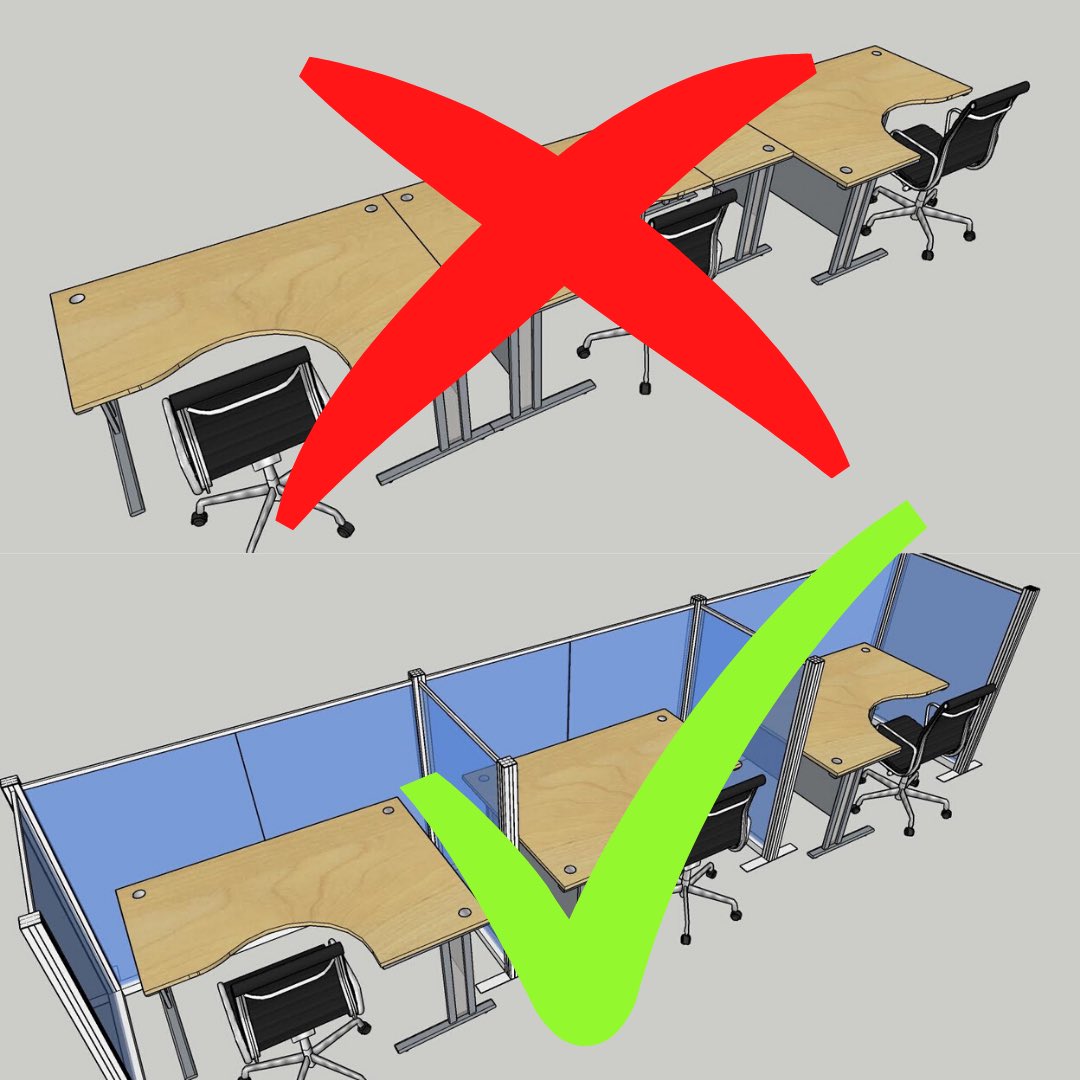 ac_plc's tweet photo. Change the way we work! Protect your team from contracting the virus 🦠 

#workspace #office #datacentre #wfh #digital #online #construction #officeworking https://t.co/QankNhAV6R