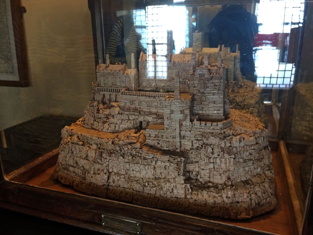 VickyWiltshire_'s tweet photo. Model of St Michael's Mount made with the corks of champagne bottles by Mr Henry Lee - butler to the 2nd Lord St Levan during the 1930s.
Mr Lee spent 49 years working on this model.
#MuseumsUnlocked #castles
#Cornwall #Marazion #StAubyn #StMichaelsMount #corkmodel https://t.co/yL4AhXZQp1
