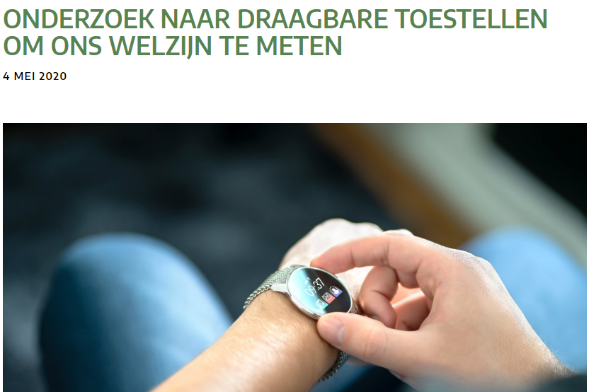 Ook na het @VLAIO traject blijven onze partnerbedrijven geïnteresseerd in de toepassing van #wearables voor psychosociaal welzijn. Lees de ervaring en toekomstplannen van <a href="/liesbethdaenen/">Daenen Liesbeth</a> van <a href="/IDEWE/">IDEWE</a> in @HRmagbe hier: hrmagazine.be/nl/posts/onder…