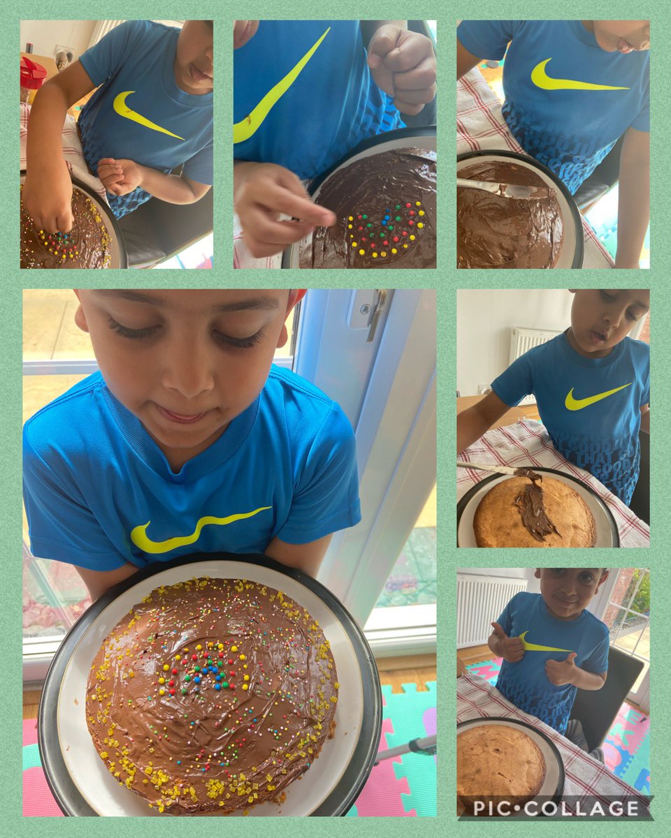 1andOnlyV's tweet photo. The best part is decorating it of course...#bakeoff #baking #eyfs #schoolproject @maryvalebham https://t.co/AT5q5Kxv6A