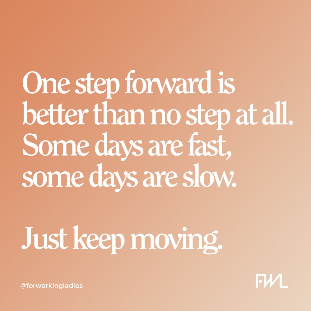 Some people are not going faster than you, they've just been moving at the same pace for a much longer time. Period.⁣⁣⁣
⁣⁣⁣Stop comparing your one year to someone's ten years. In fact, stop comparing yourself, full stop.⁣⁣⁣ keep it moving.