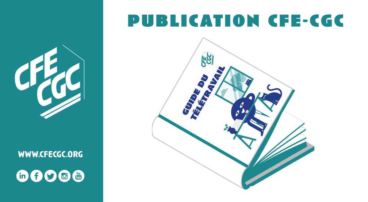 CFECGC's tweet photo. Le gouvernement vient de publier un guide sur le #télétravail avec des questions/réponses : 
➡️ https://t.co/Z7qeJBDsG6
Nous vous rappelons l'existence du guide CFE-CGC, pour une vraie négociation d'entreprise en vue de la signature d'un accord.
➡️ https://t.co/q8HvxtFoPv https://t.co/b1LE9VFlRS