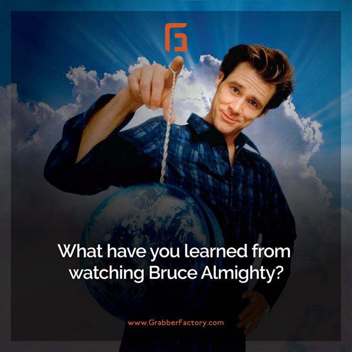 GrabberFactory's tweet photo. What have you learned from watching #BruceAlmighty movie that you can reflect in today’s situation?

#SteveOedekerk #SteveKoren #MarkOKeefe #Comedy #Drama #Fantasy #GrabberFactory #JustForLaughs https://t.co/Se3NRbmaW2