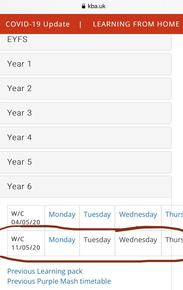 Year 6 parents/carers. If you can’t find today’s Sway link, please use the links on the KBA website. All of the links will now be updated on here everyday. Thank you and enjoy the lessons! Email myself or @MissLoasby if you have any issues with the content.