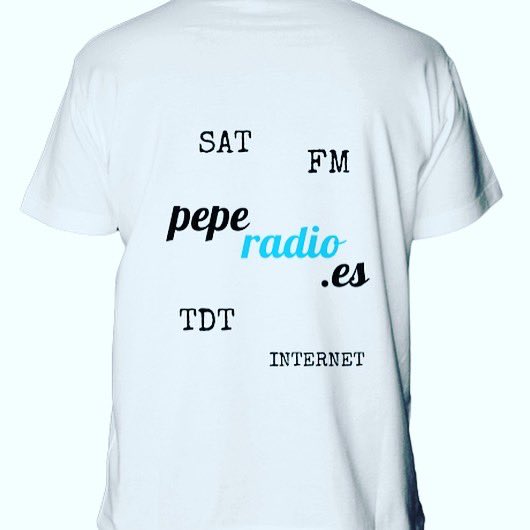 Peperadio's tweet image. ¿Quieres apoyar a tu emisora de radio favorita? ¡Tienes pues que hacerte con una! crowdence.com/la-camiseta-de… #peperadio #camisetas #moda