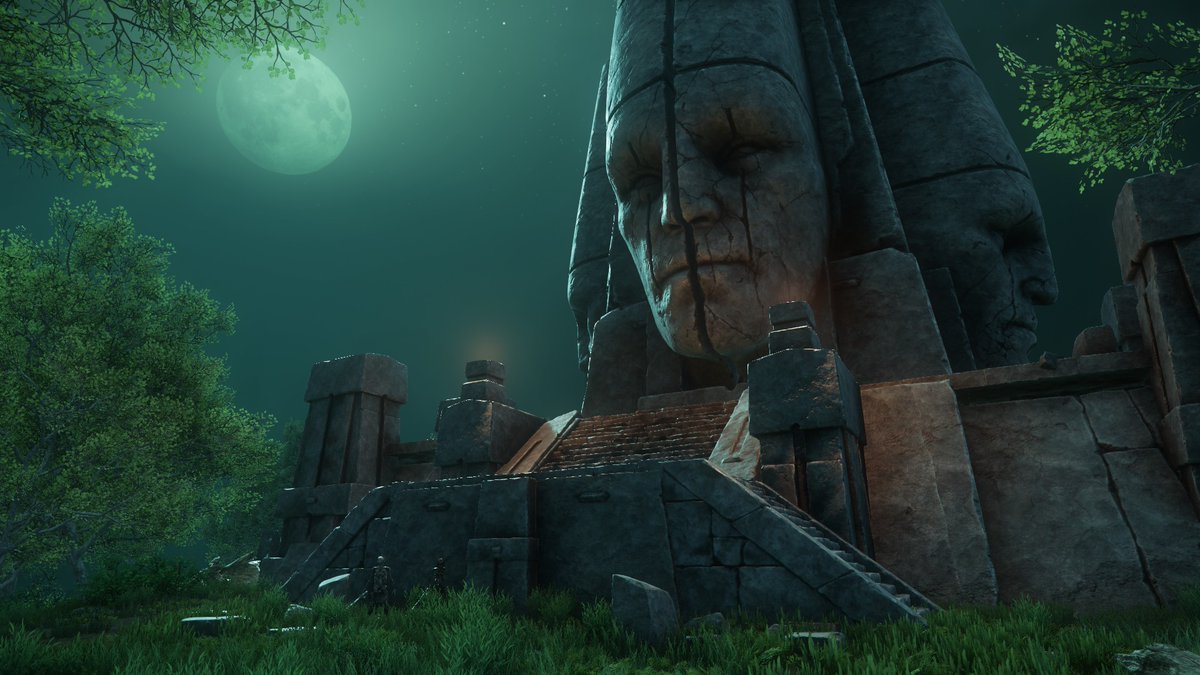 playnewworldFR's tweet photo. Lorsque la lune brille au-dessus des ruines des temples des Anciens, elle révèle leurs secrets… mais aussi leurs dangers. https://t.co/thIXtdJTa1