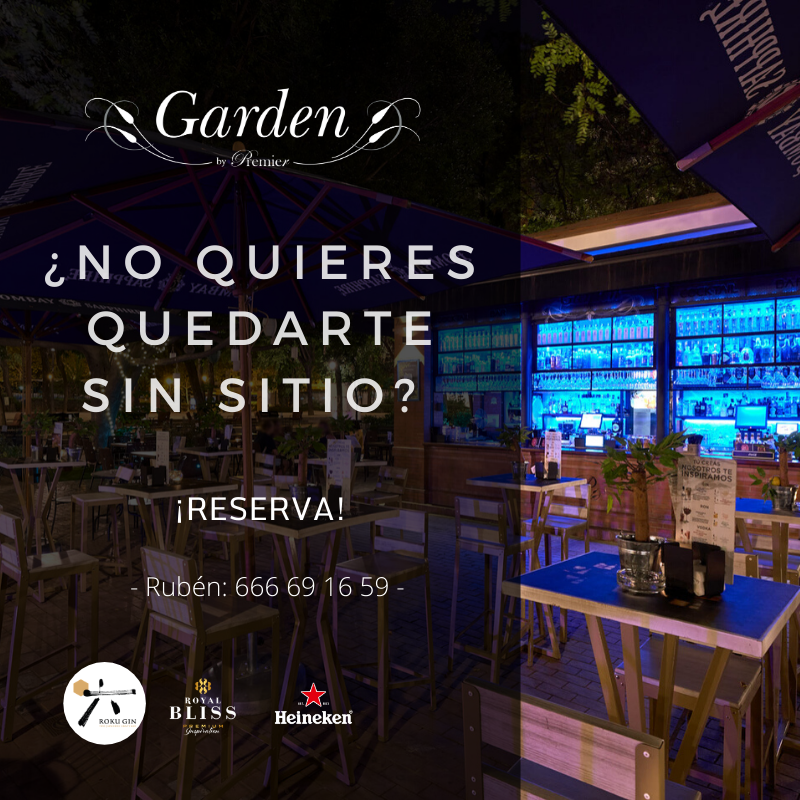 premiergyr's tweet photo. ¿No quieres quedarte sin #LaCopaPerfecta? Pues reserva ya tu mesa con tus amigos o familia. ¡Llámanos! #copas #bar #Premier #Terrazas GardenbyPremier https://t.co/G6V96AZRXy