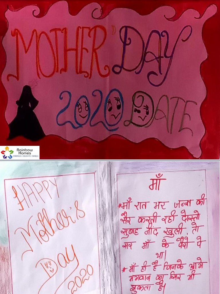rainbowhomesin's tweet photo. Yesterday all 5 of the #patnarainbowhomes #children & #home #teams #celebrated #motherday in a truly #amazing & #inspirational way by organising an #online #drawing #slogan #poetry #compeitition themed "mothers day" wherein #sony Kolkata zonal head's young son also joined in. https://t.co/L3R7d7smgr